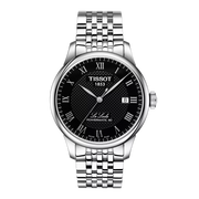 Tissot Le Locle Powermatic 80 T006.407.11.053.00 - bracciale e cassa acciaio - quadrante nero con datario